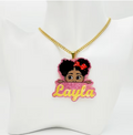Cartoon Custom Name Neckless